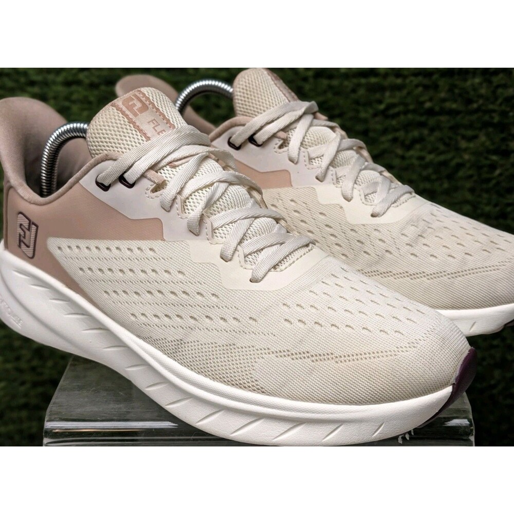FootJoy Women's Flex XP Golf Shoes Beige Size 9.5 M